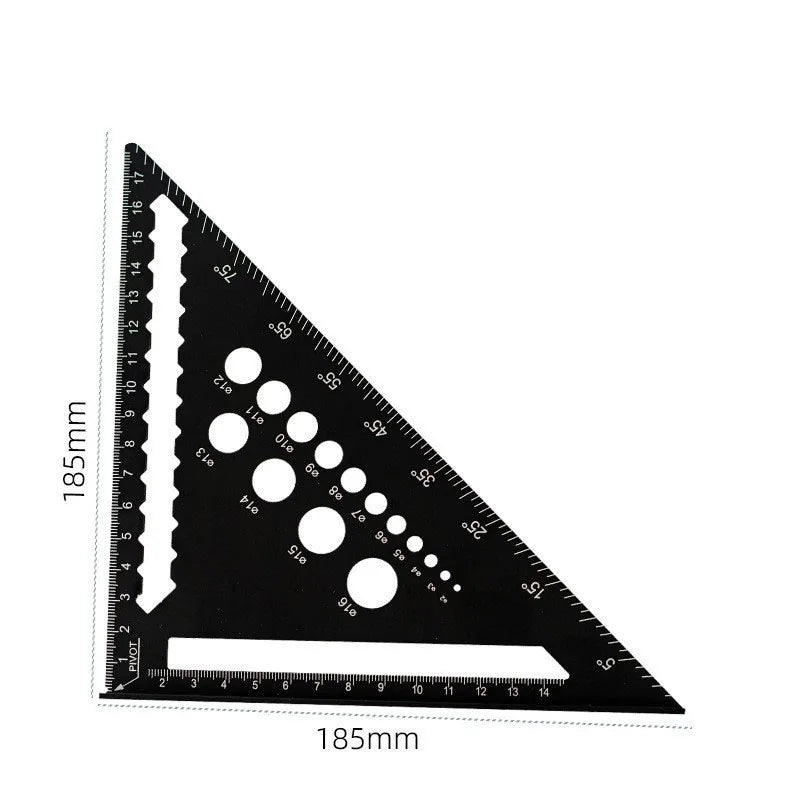 7 Inch Metric aluminium speed ruler