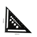 7 Inch Metric aluminium speed ruler