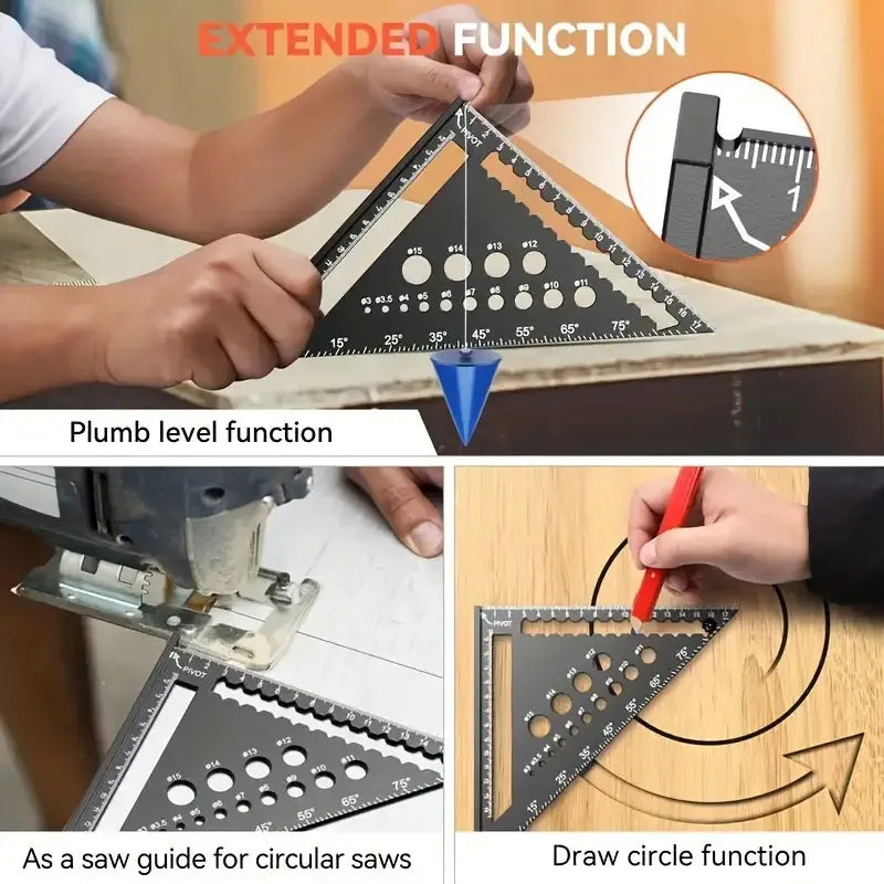 7 Inch Metric aluminium speed ruler