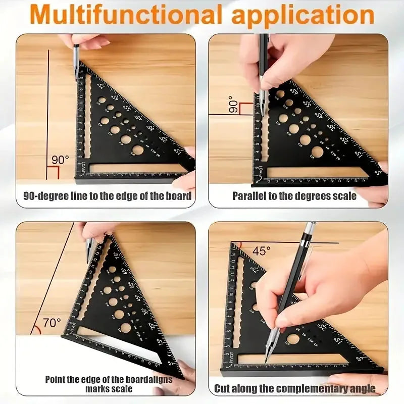 7 Inch Metric aluminium speed ruler