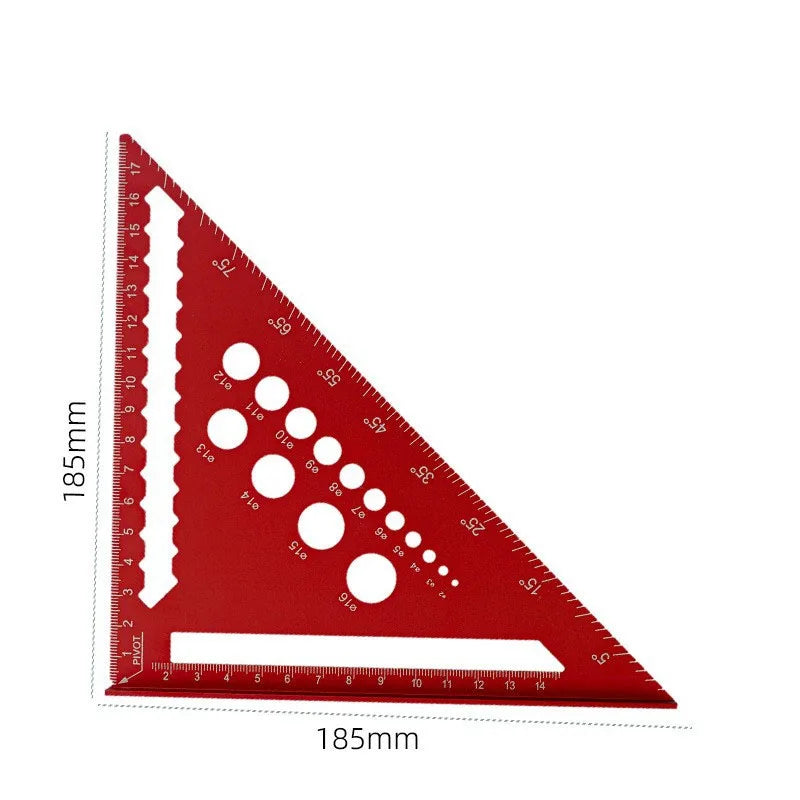 7 Inch Metric aluminium speed ruler